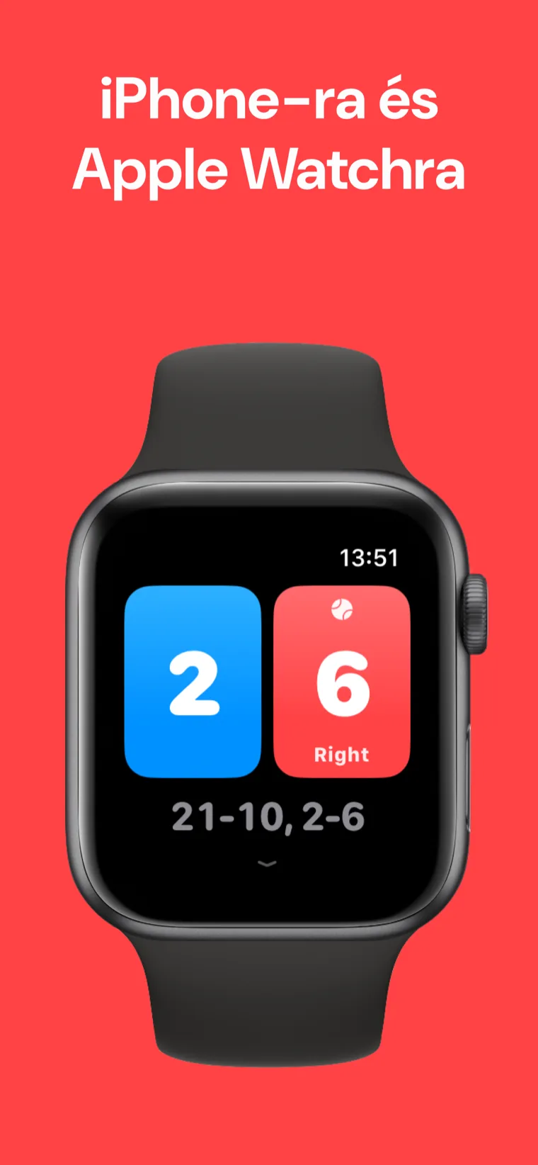 iPhone-ra és Apple Watchra — Tollaslabda pontszámláló iPhone-on és Apple Watchon